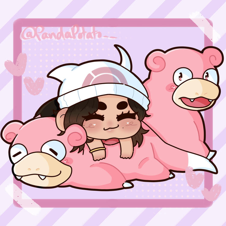 Me as trainer with Slowpokes